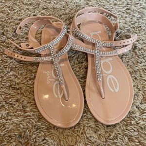 Pink Bebe girls sandals
